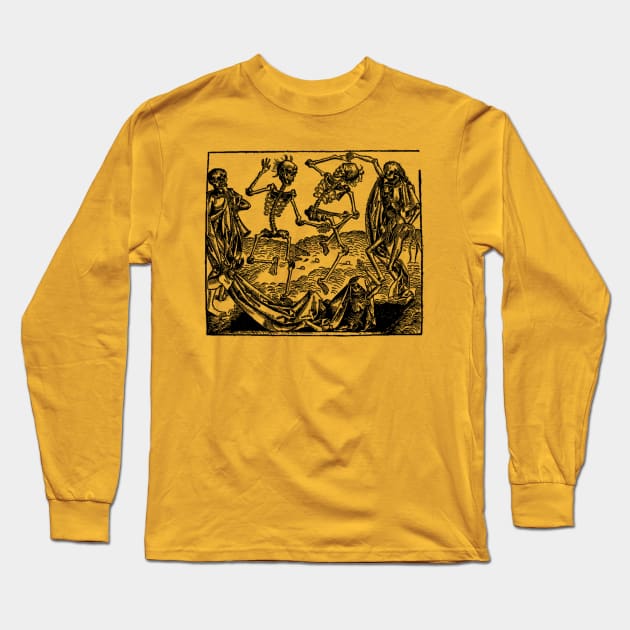 Black Death Dance Long Sleeve T-Shirt by SenecaReads